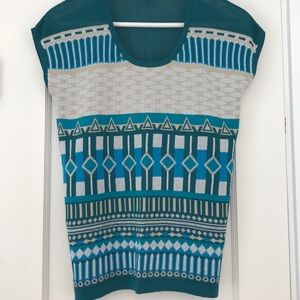 Benetton Linen Blend Sleeveless Sweater